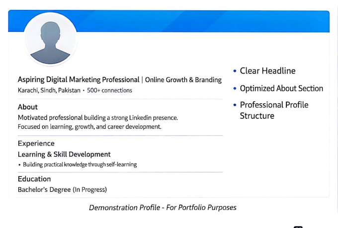 create and optimize your linkedin profile